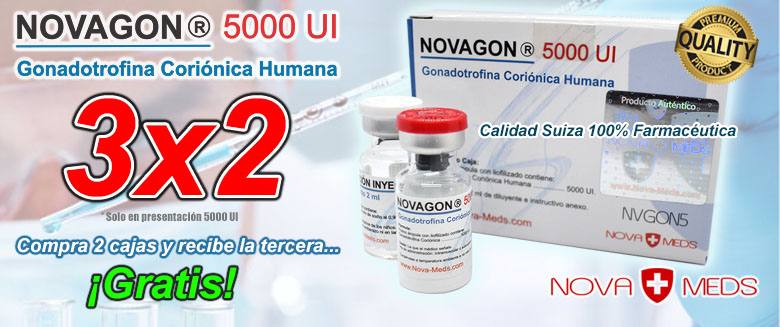 Novagon 5000 UI Calidad Farmacéutica Suiza al 3x2!