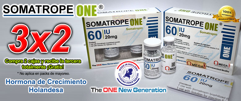 Somatrope ONE 60 UI - La hormona holandesa al 3x2!