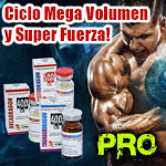 Ciclo Mega Volumen y Super Fuerza. Pro - Incrementa tu masa muscular de una forma inigualable mas fuerza mas potencia en tus musculos.