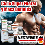 Ciclo Super Fuerza y Masa Definida. Nextreme LTD - Con este ciclo obtendras ganancias en Volumen y Masa muscular 