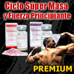 Ciclo Super Masa y Fuerza Principiante. PREMIUM - Incrementa la masa muscular y fuerza en 8 semanas.