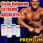 Ciclo Volumen Extremo Absoluto. PREMIUM - El mejor ciclo para volumen con la mejor calidad ideal para avanzados o intermedios.