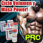 Ciclo Volumen y Masa Power. Pro - Excelente ciclo para incremento de masa y volumen muscular.