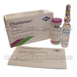 HCG (15000 UI) Choriomon - Gonadotropina Corionica Humana - Estimulante de los tejidos intersticiales de las gonadas. Solucion inyectable. CORNE