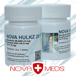 Nova Hulkz 20 - SARMs compuesto de Stenabolic SR9009 + RAD140 + YK-11. Nova Meds - Combinación extrema para todo efecto! Un eficaz BadAss!