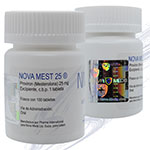 Nova Mest 25 - Proviron 25 mg Mesterolone 100 tabs. Nova Meds. - Mejora en tu post-ciclo y recupera la producción de testo.