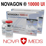 NOVAGON ® 10,000 UI Gonadotrofina Coriónica Humana. Nova Meds - Estimulante de los tejidos intersticiales de las gonadas. Solución inyectable.