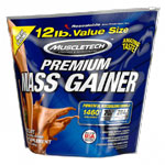 Premium Mass Gainer - Ganador de masa muscular hiper-calorico, 50g de proteina MuscleTech - Maximo crecimiento muscular apto para atletas del más alto nivel.