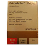 Primobolan Depot 100mg Schering Turquia - Solucion inyectable Metenolona enantato 100mg 
