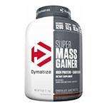 Super Mass Gainer 6 Lbs. Ganador de Masa muscular con bcaa y glutamina. Dymatize - patentada para aumentar la velocidad recuperación y maximizar el crecimiento muscular